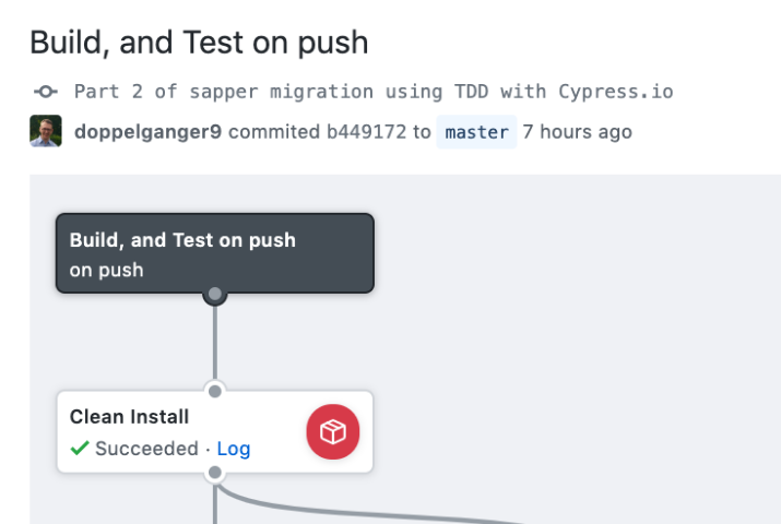 migrating to Sapper part 2 bis - Netlify, GitHub Actions with Cypress.io